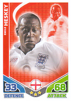 Emile Heskey England 2010 World Cup Match Attax #76